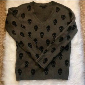 Skull cashmere sweater 100% cashmere small